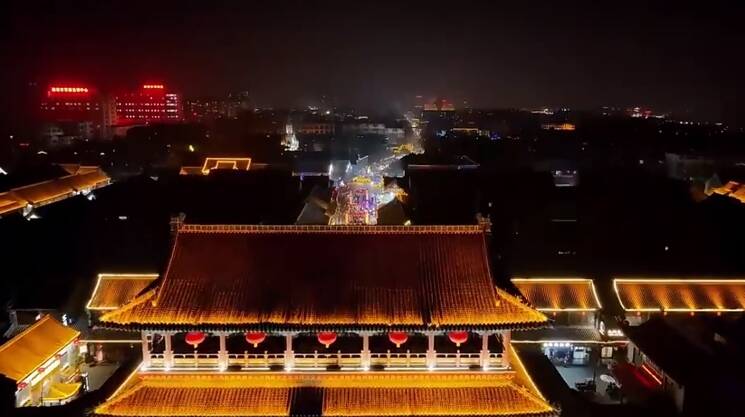 潍坊青州探访古城的夜色魅力